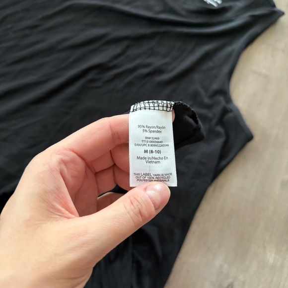 New Time & True Black Sleeveless Swing Dress - Picture 4 of 5